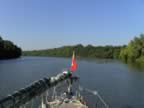 The quiet PETITE SAONE, on the way to  Saint-Jean de Losne